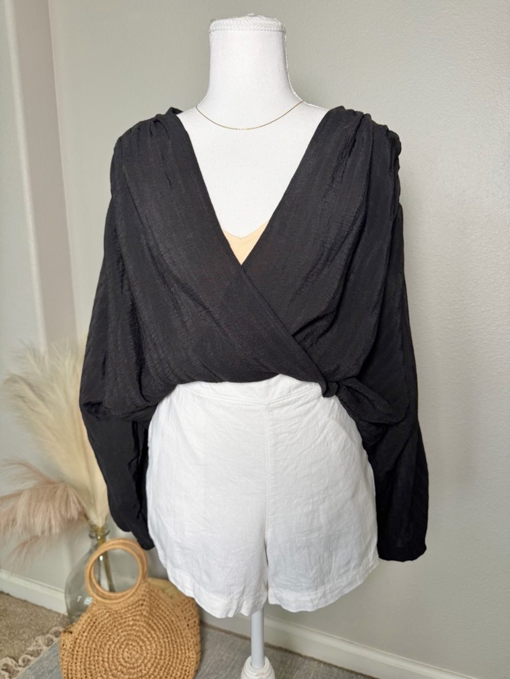 NWOT Hyfve - Black Ballon Long Sleeve Women’s Top